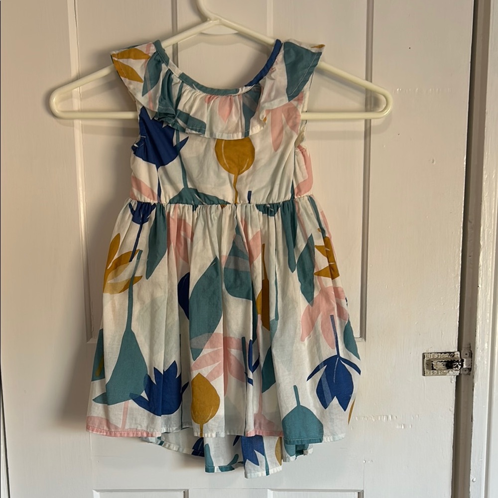 Tea Collection Pink and Blue Sleeveless Sundress